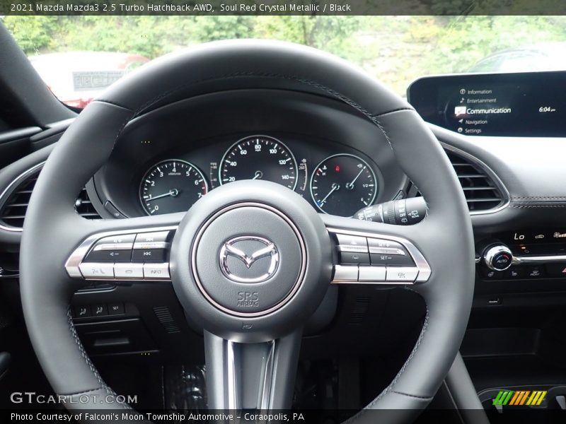  2021 Mazda3 2.5 Turbo Hatchback AWD Steering Wheel
