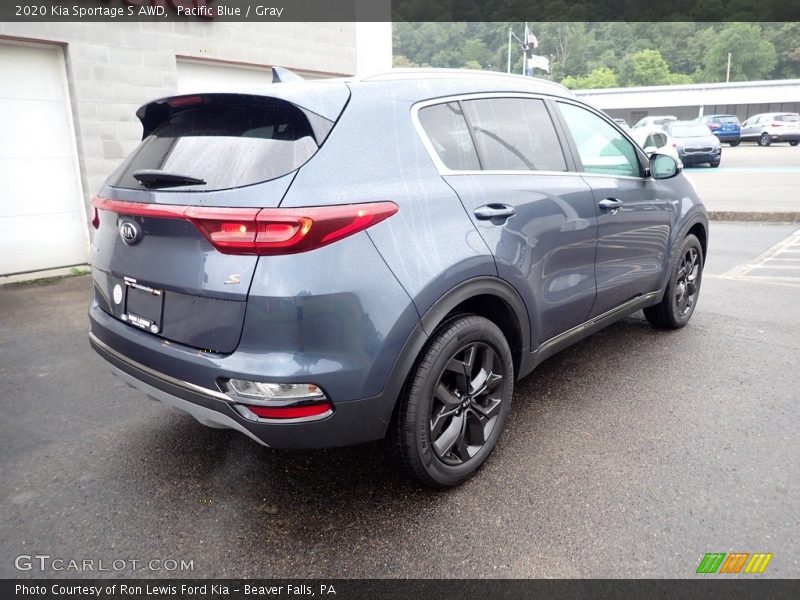 Pacific Blue / Gray 2020 Kia Sportage S AWD