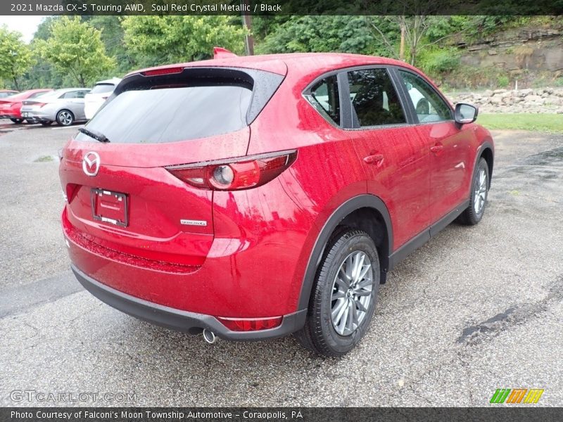 Soul Red Crystal Metallic / Black 2021 Mazda CX-5 Touring AWD