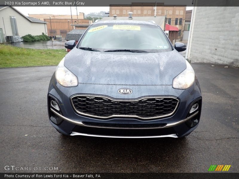 Pacific Blue / Gray 2020 Kia Sportage S AWD
