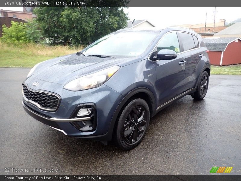 Pacific Blue / Gray 2020 Kia Sportage S AWD