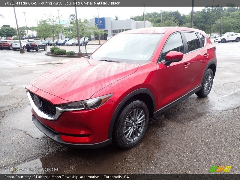 Soul Red Crystal Metallic / Black 2021 Mazda CX-5 Touring AWD