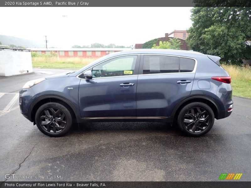 Pacific Blue / Gray 2020 Kia Sportage S AWD