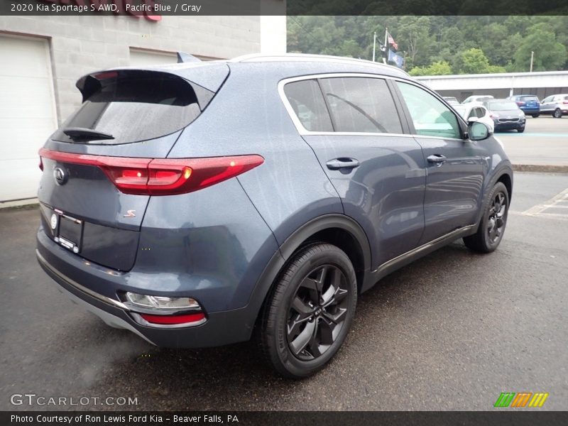 Pacific Blue / Gray 2020 Kia Sportage S AWD