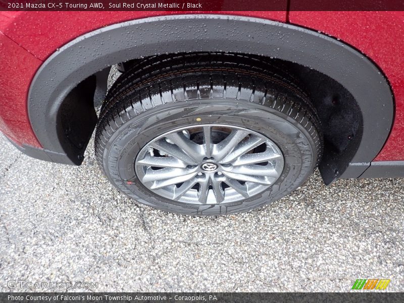 Soul Red Crystal Metallic / Black 2021 Mazda CX-5 Touring AWD