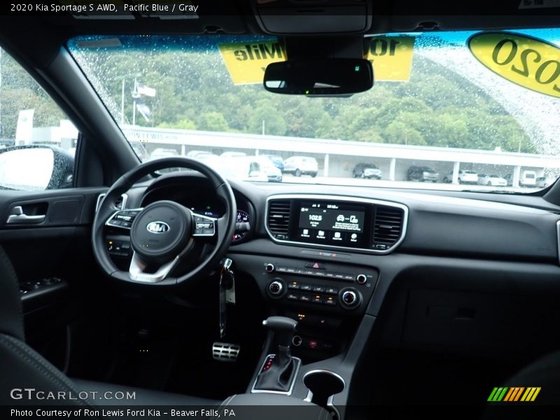 Pacific Blue / Gray 2020 Kia Sportage S AWD