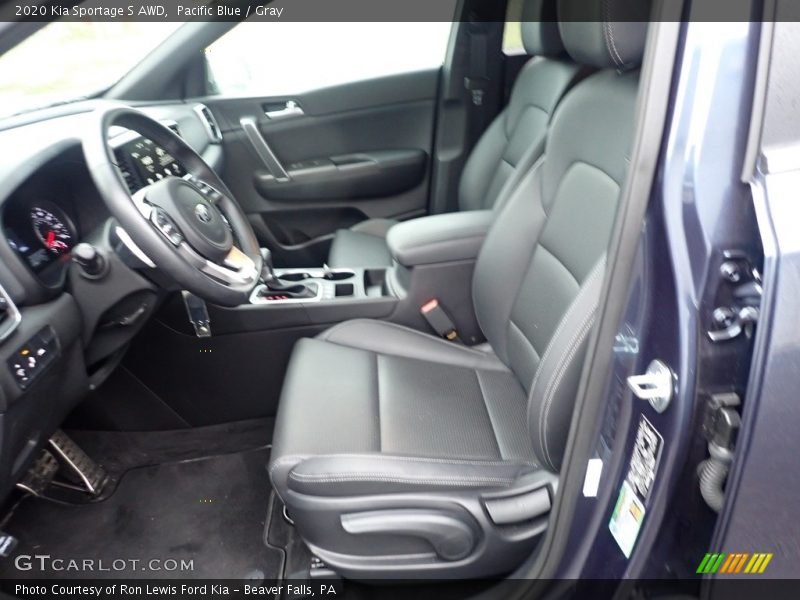 Pacific Blue / Gray 2020 Kia Sportage S AWD