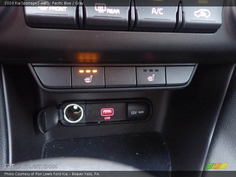 Pacific Blue / Gray 2020 Kia Sportage S AWD