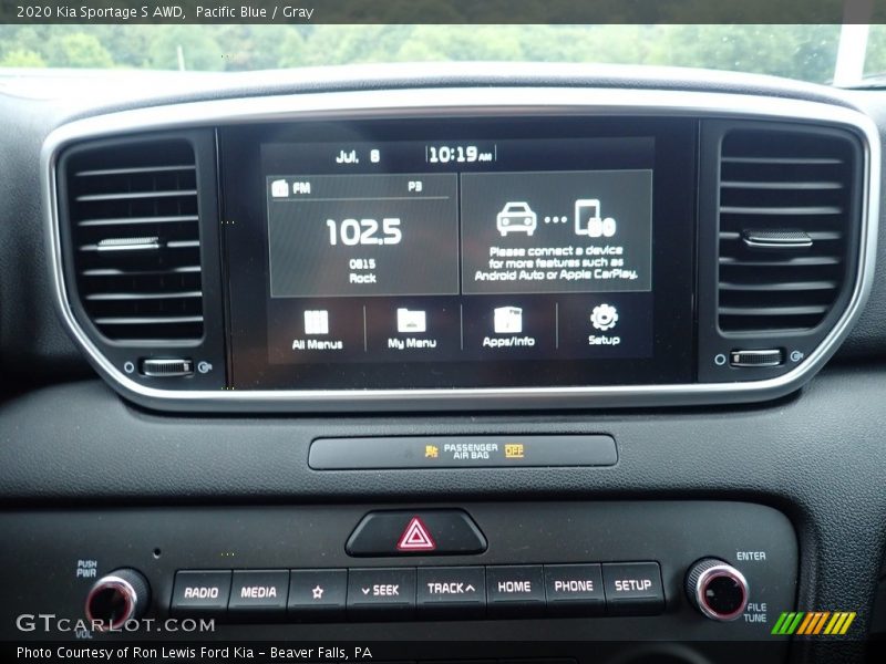 Pacific Blue / Gray 2020 Kia Sportage S AWD
