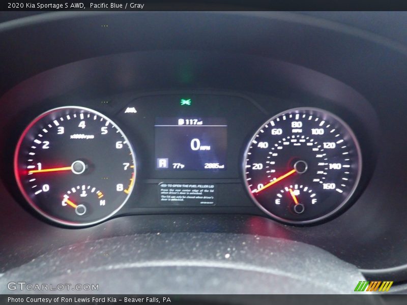 Pacific Blue / Gray 2020 Kia Sportage S AWD