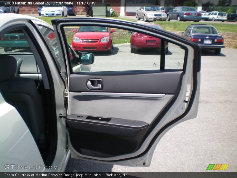 Dover White Pearl / Gray 2008 Mitsubishi Galant ES
