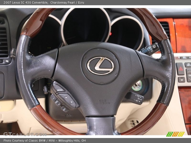  2007 SC 430 Convertible Steering Wheel
