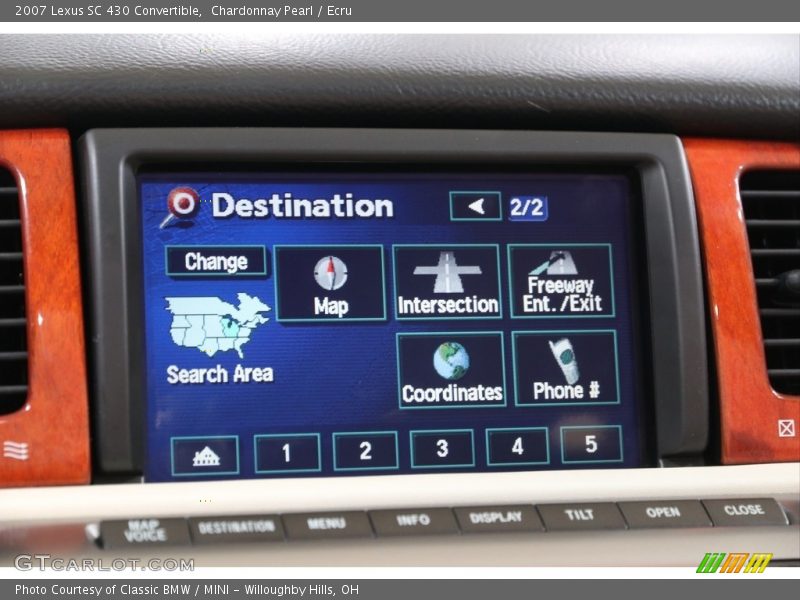 Chardonnay Pearl / Ecru 2007 Lexus SC 430 Convertible