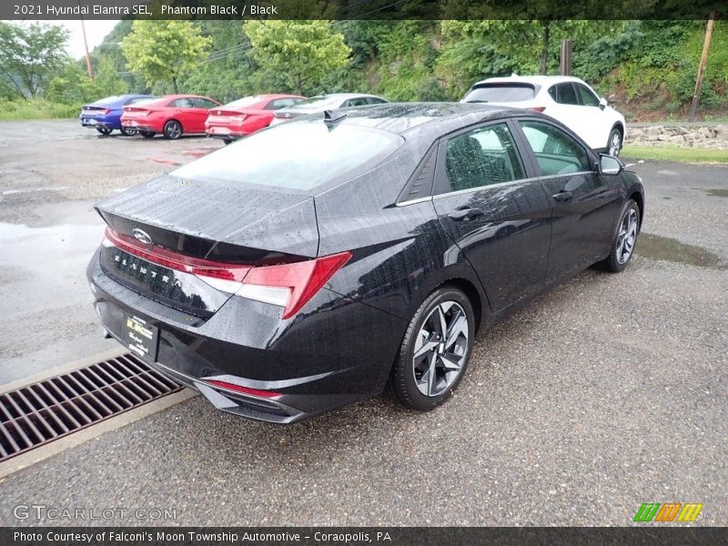 Phantom Black / Black 2021 Hyundai Elantra SEL