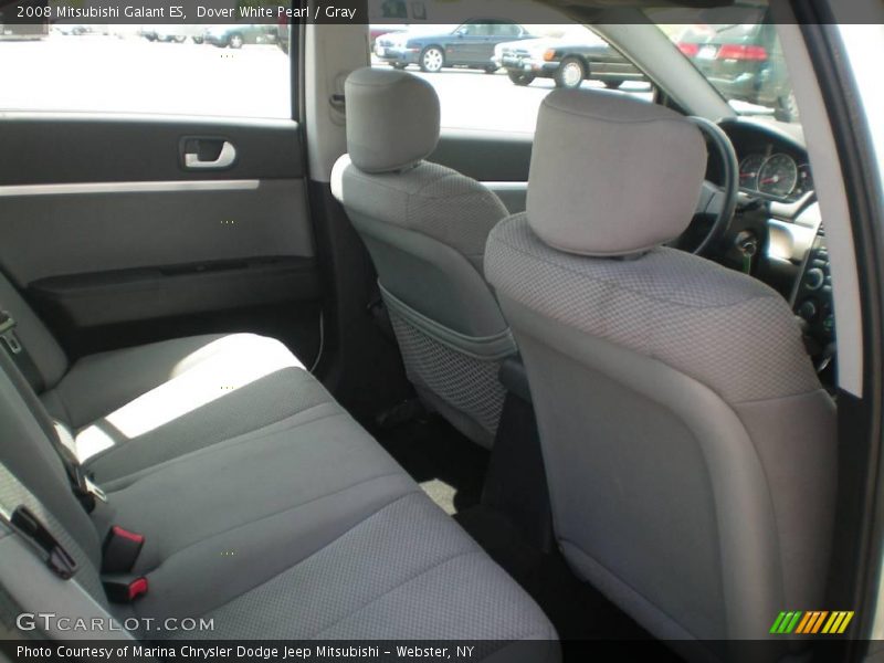 Dover White Pearl / Gray 2008 Mitsubishi Galant ES