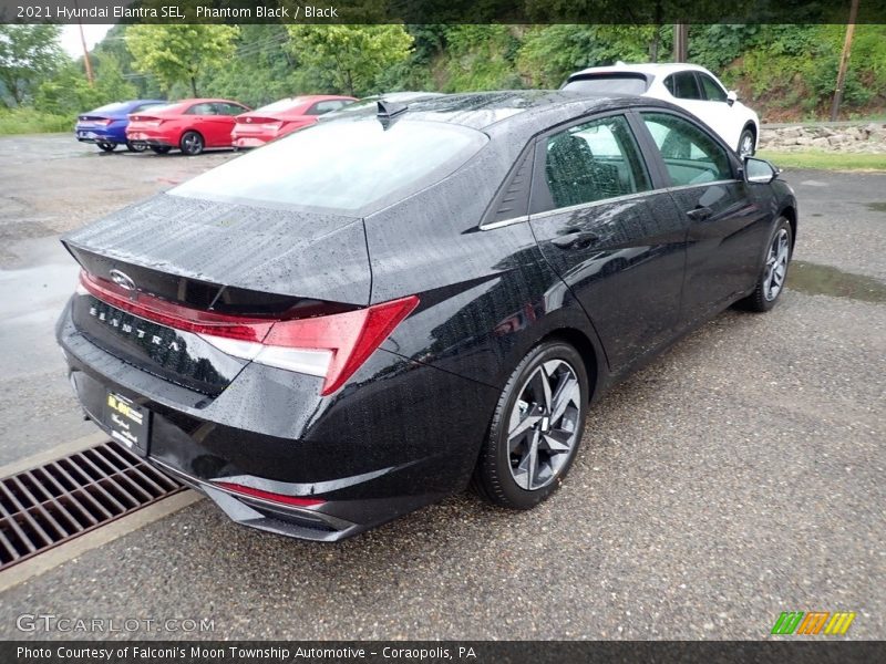 Phantom Black / Black 2021 Hyundai Elantra SEL