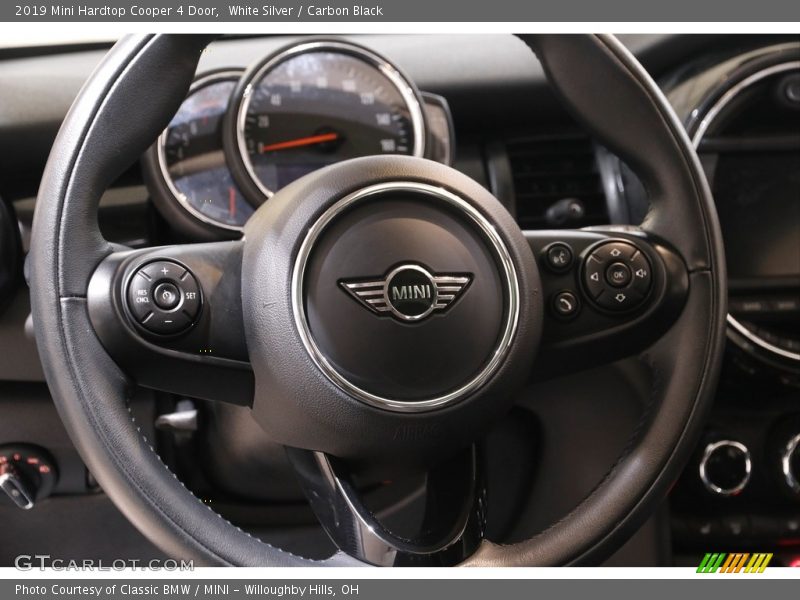 White Silver / Carbon Black 2019 Mini Hardtop Cooper 4 Door