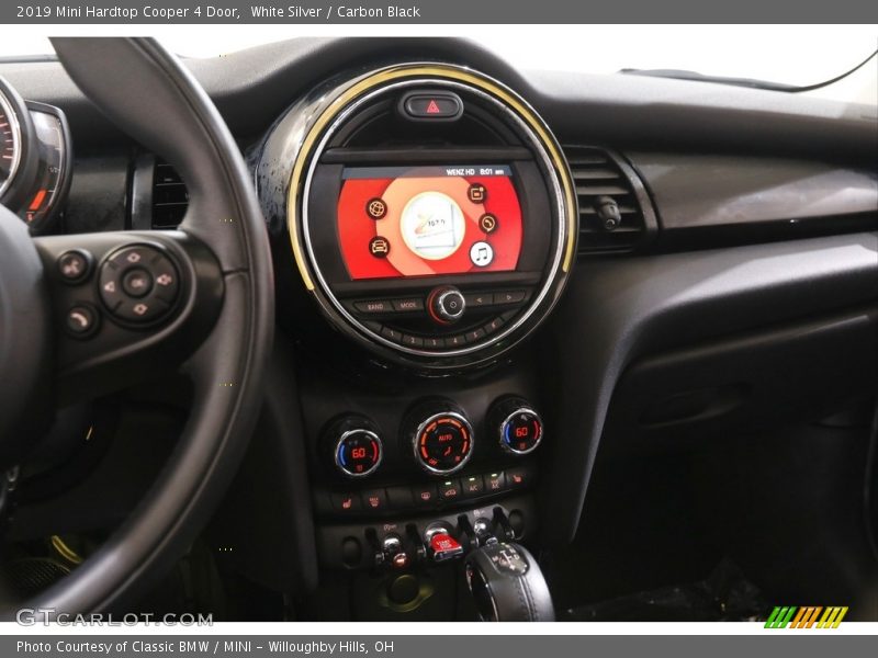 White Silver / Carbon Black 2019 Mini Hardtop Cooper 4 Door