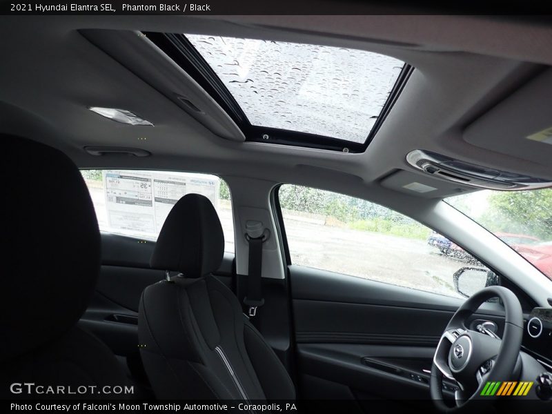 Phantom Black / Black 2021 Hyundai Elantra SEL