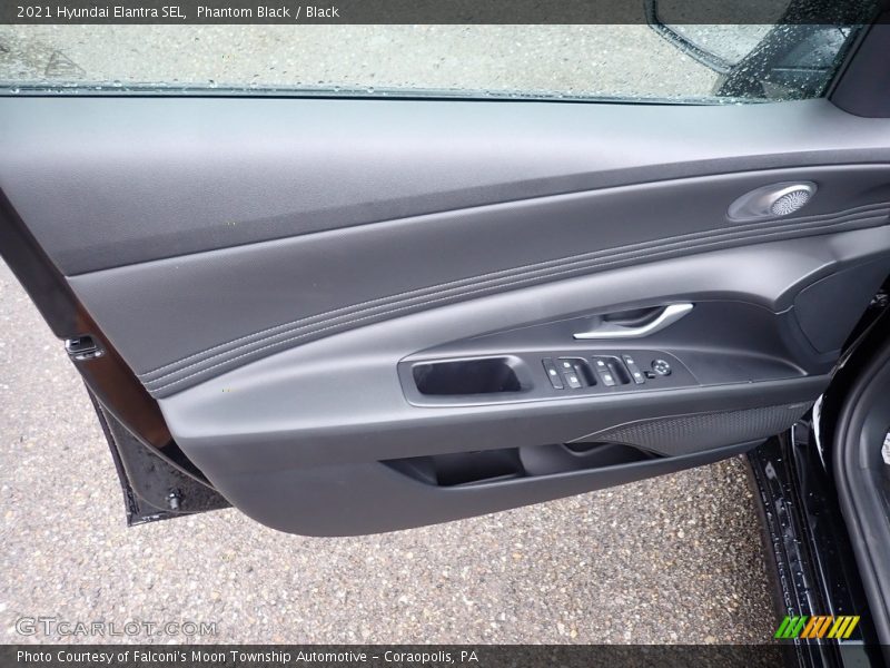 Phantom Black / Black 2021 Hyundai Elantra SEL
