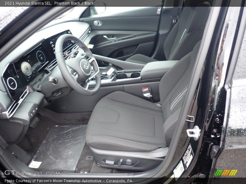 Phantom Black / Black 2021 Hyundai Elantra SEL