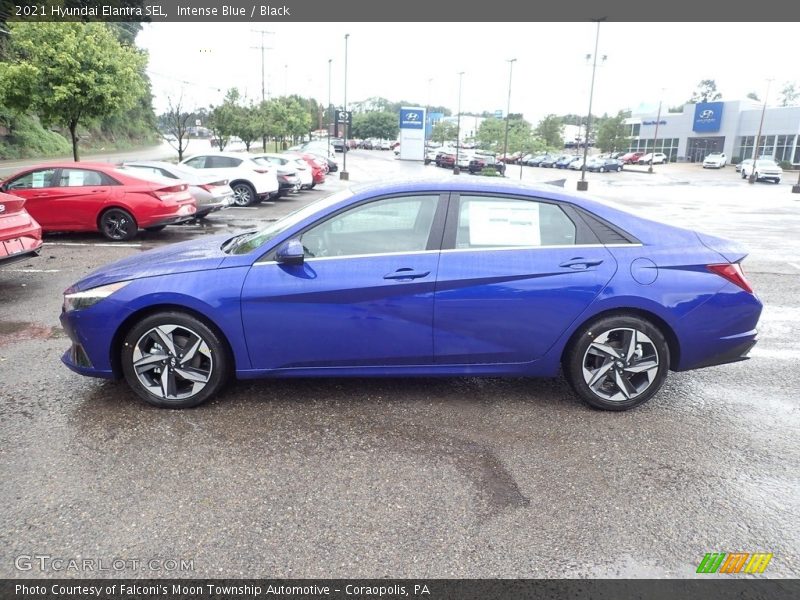  2021 Elantra SEL Intense Blue