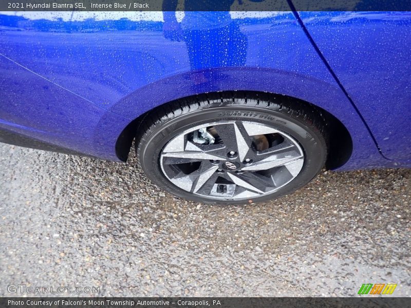 Intense Blue / Black 2021 Hyundai Elantra SEL