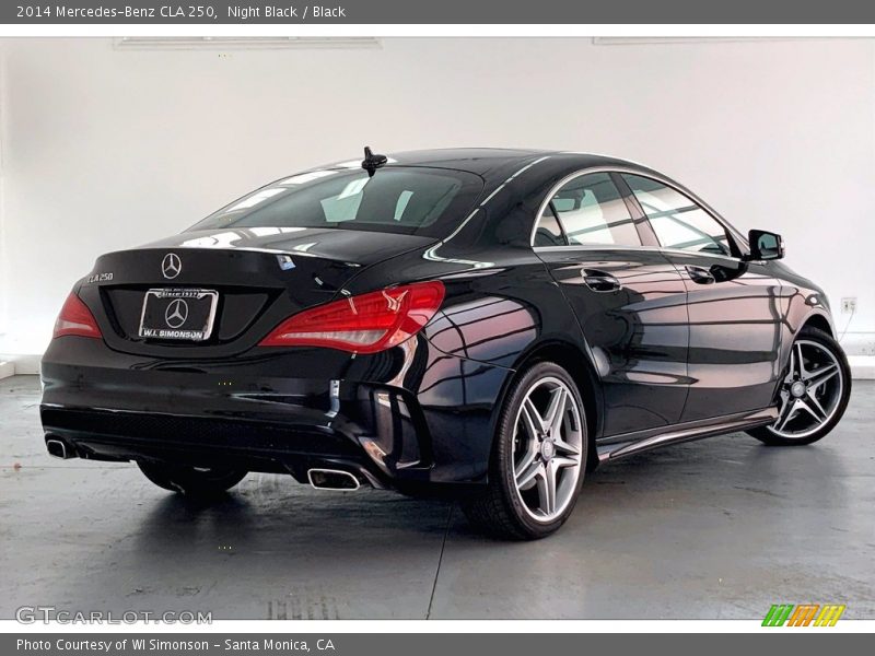 Night Black / Black 2014 Mercedes-Benz CLA 250