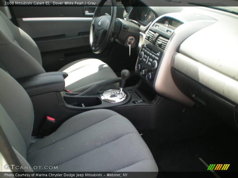 Dover White Pearl / Gray 2008 Mitsubishi Galant ES