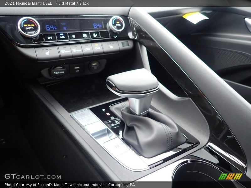 Fluid Metal / Black 2021 Hyundai Elantra SEL