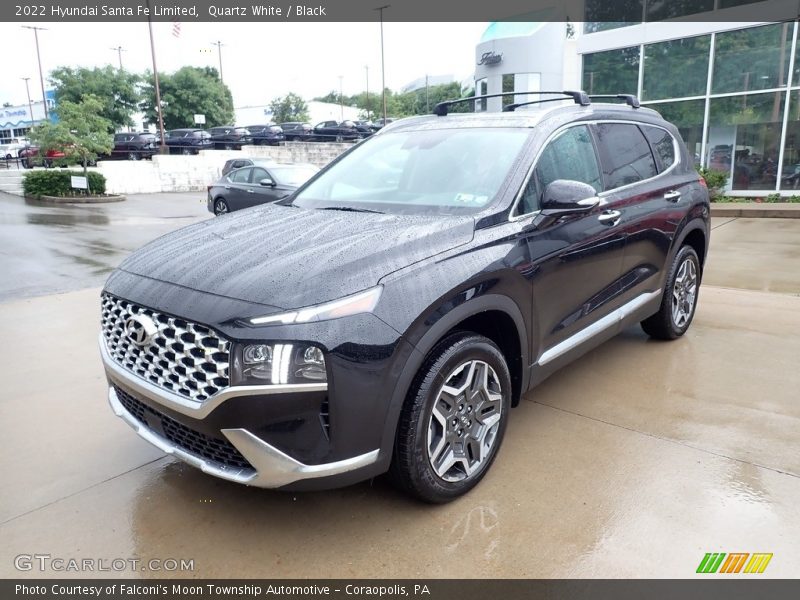 Quartz White / Black 2022 Hyundai Santa Fe Limited