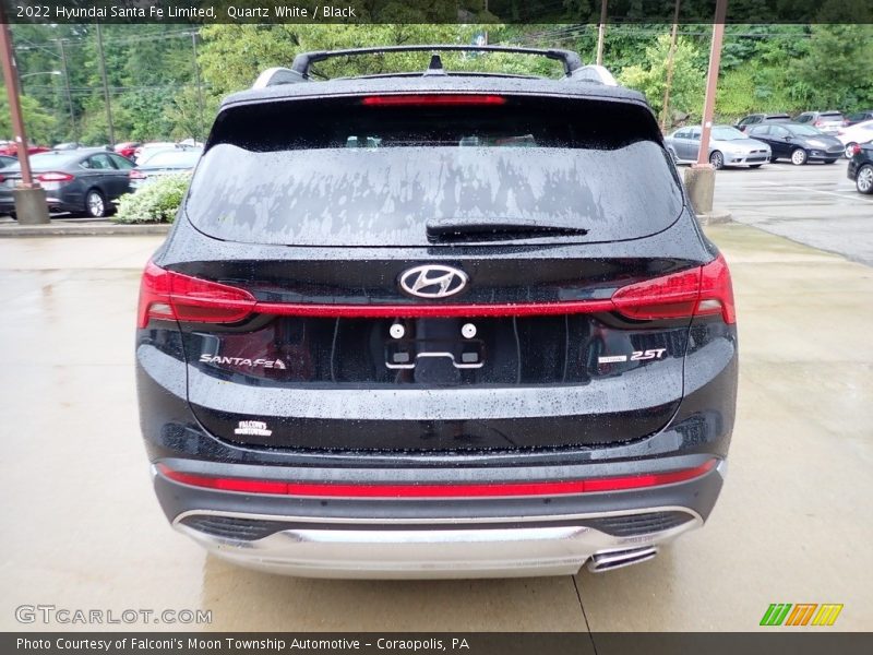 Quartz White / Black 2022 Hyundai Santa Fe Limited
