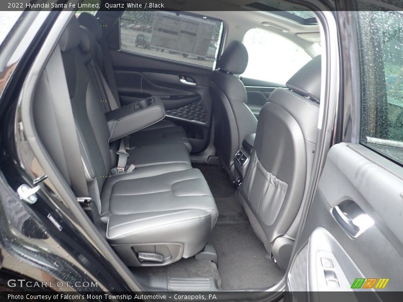 Quartz White / Black 2022 Hyundai Santa Fe Limited