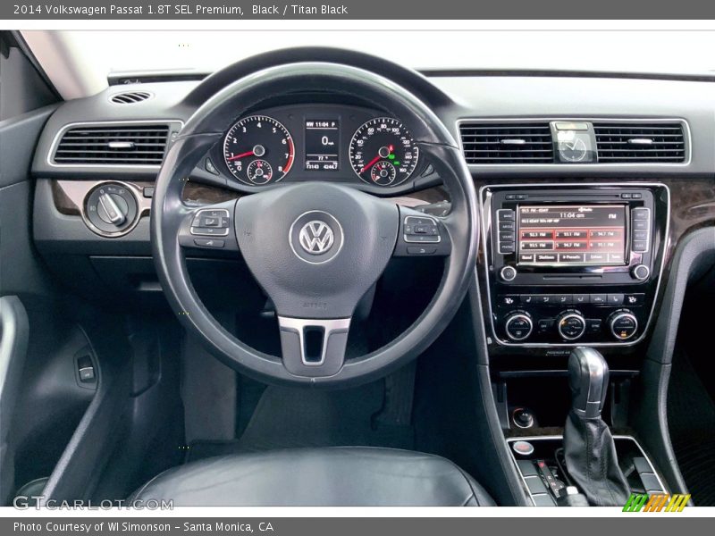 Dashboard of 2014 Passat 1.8T SEL Premium
