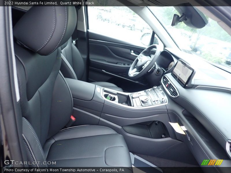Quartz White / Black 2022 Hyundai Santa Fe Limited