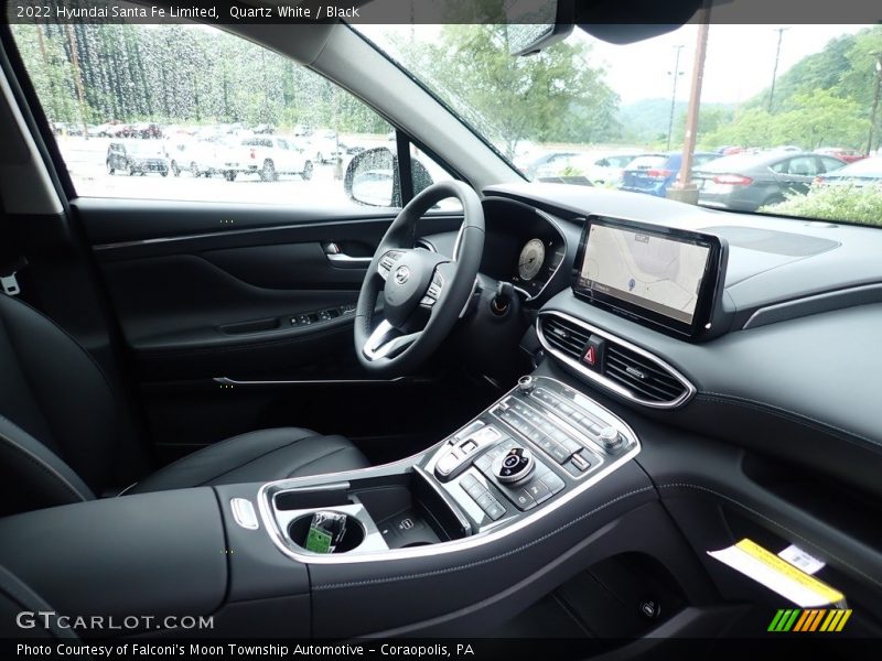 Quartz White / Black 2022 Hyundai Santa Fe Limited