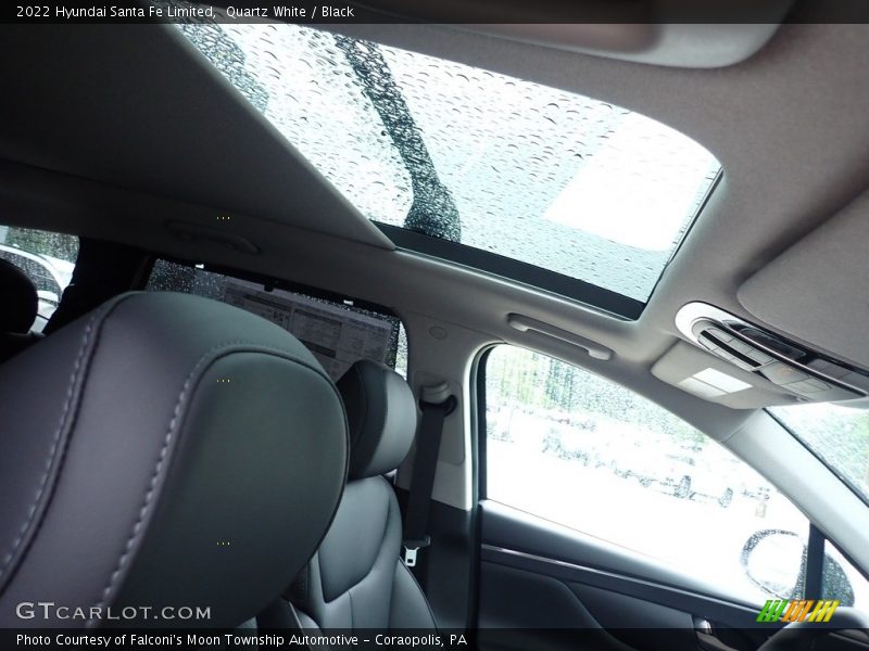 Quartz White / Black 2022 Hyundai Santa Fe Limited