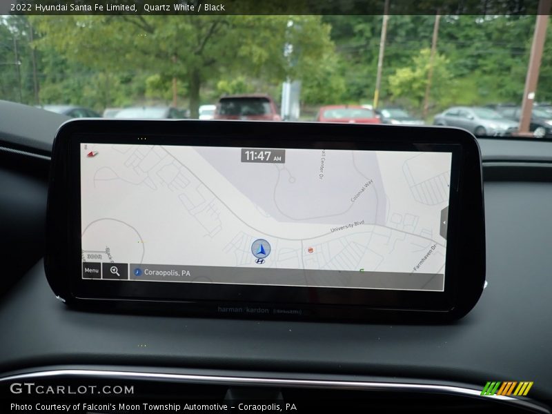 Quartz White / Black 2022 Hyundai Santa Fe Limited
