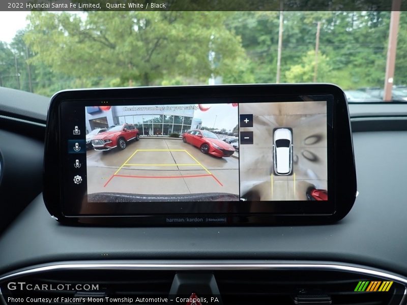 Quartz White / Black 2022 Hyundai Santa Fe Limited