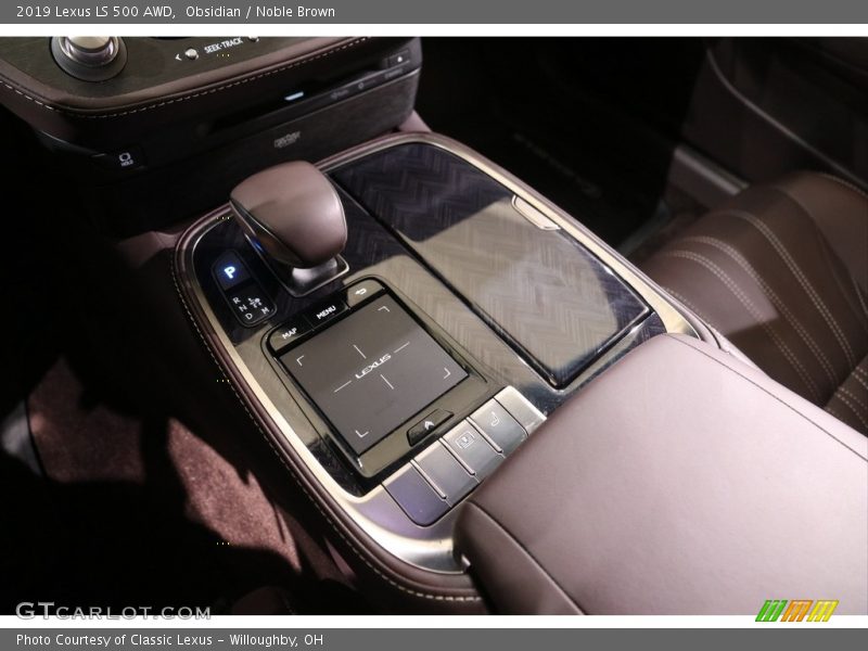 Obsidian / Noble Brown 2019 Lexus LS 500 AWD