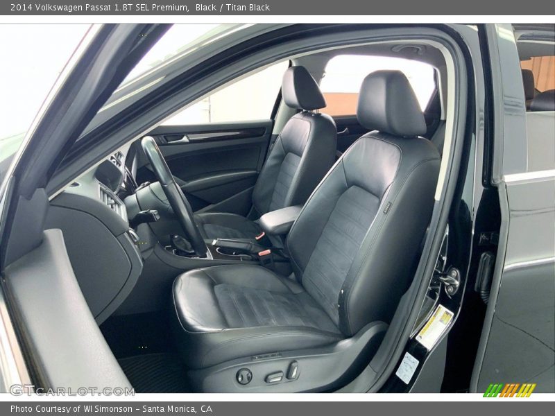 Front Seat of 2014 Passat 1.8T SEL Premium