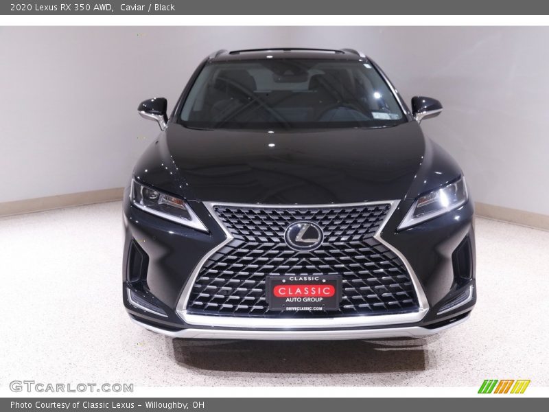 Caviar / Black 2020 Lexus RX 350 AWD