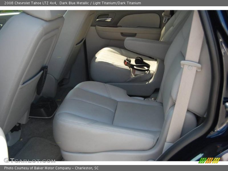 Dark Blue Metallic / Light Titanium/Dark Titanium 2008 Chevrolet Tahoe LTZ 4x4