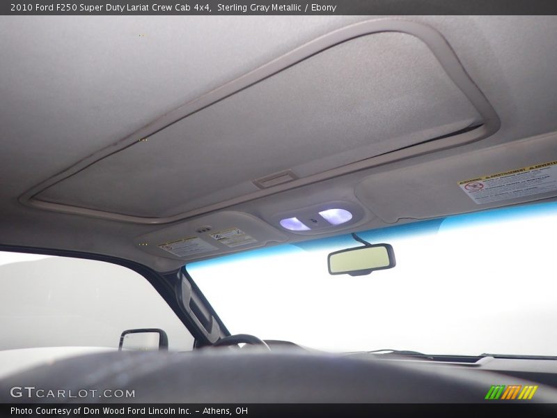 Sterling Gray Metallic / Ebony 2010 Ford F250 Super Duty Lariat Crew Cab 4x4