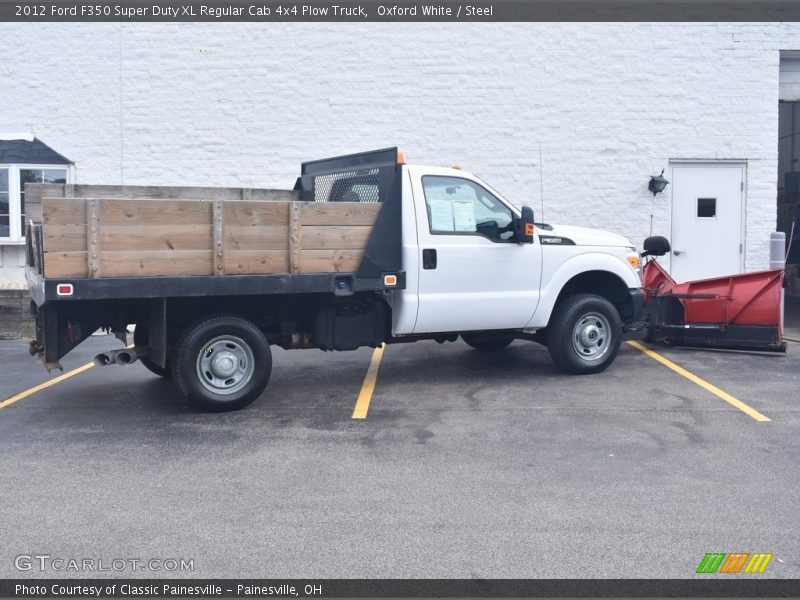 Oxford White / Steel 2012 Ford F350 Super Duty XL Regular Cab 4x4 Plow Truck