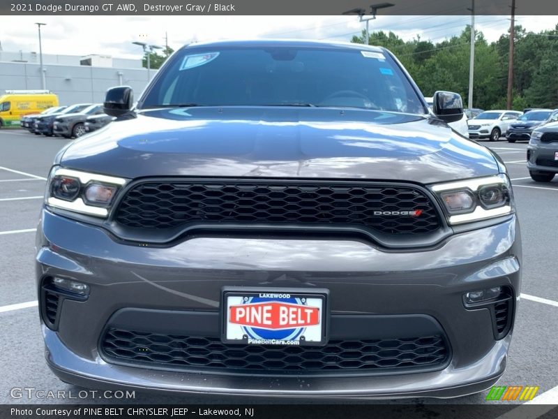 Destroyer Gray / Black 2021 Dodge Durango GT AWD