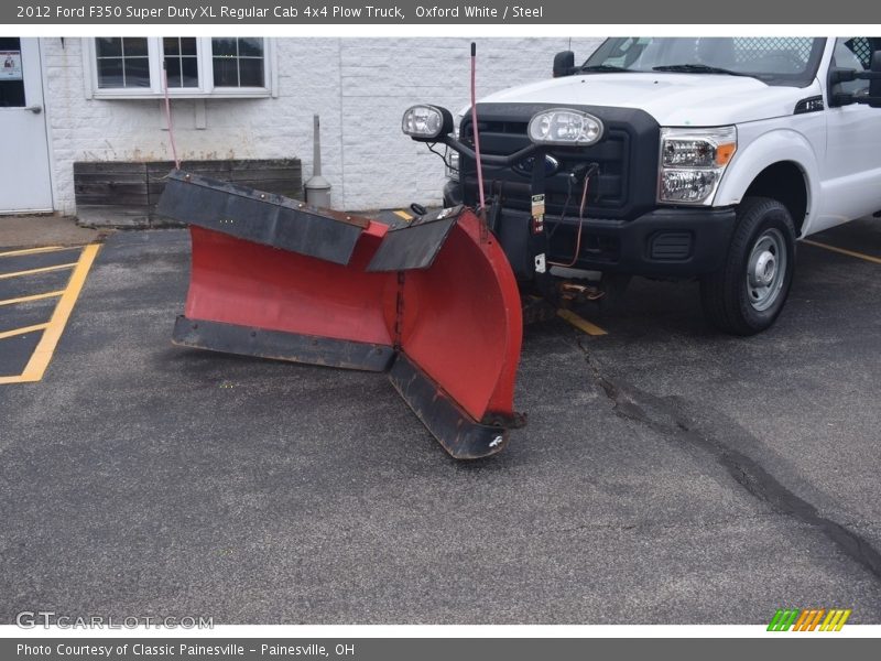 Oxford White / Steel 2012 Ford F350 Super Duty XL Regular Cab 4x4 Plow Truck