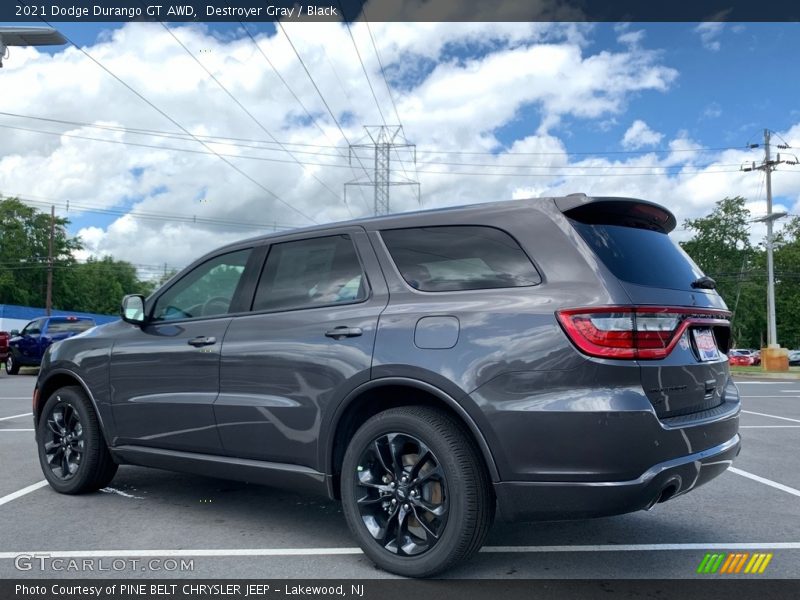 Destroyer Gray / Black 2021 Dodge Durango GT AWD