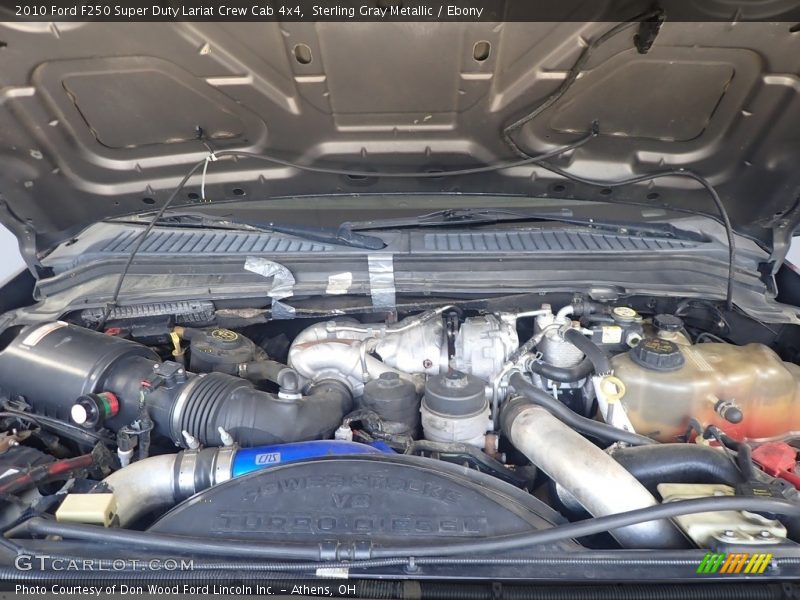 Sterling Gray Metallic / Ebony 2010 Ford F250 Super Duty Lariat Crew Cab 4x4