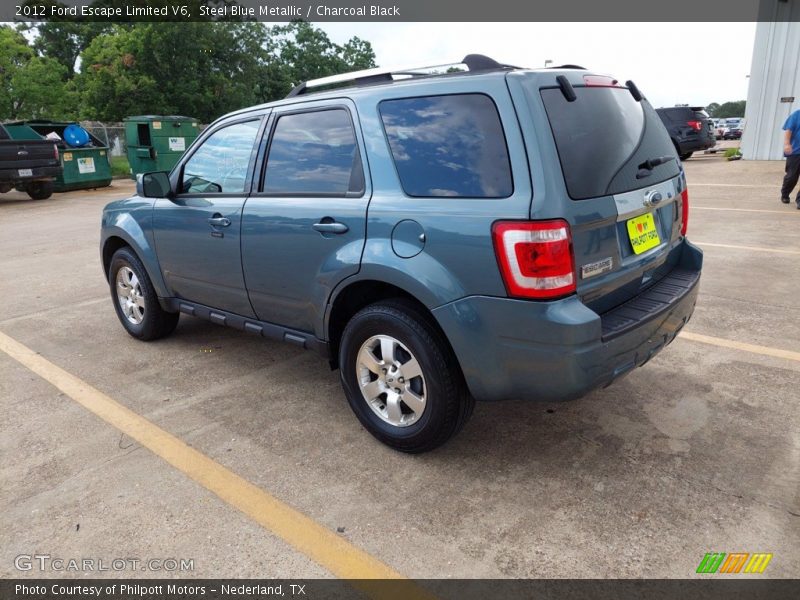 Steel Blue Metallic / Charcoal Black 2012 Ford Escape Limited V6